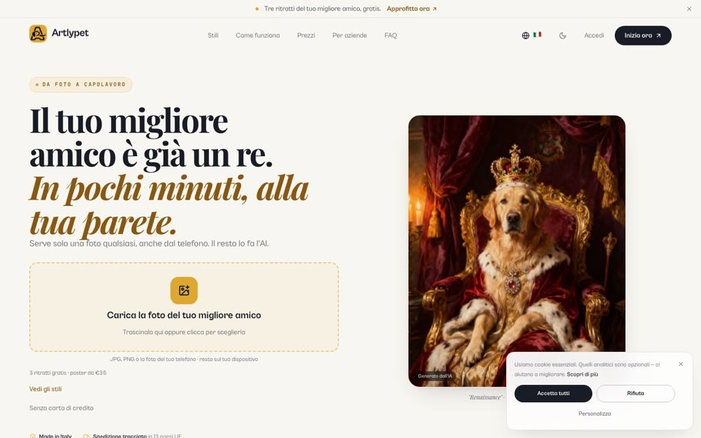 Anteprima del lavoro Artly Pet